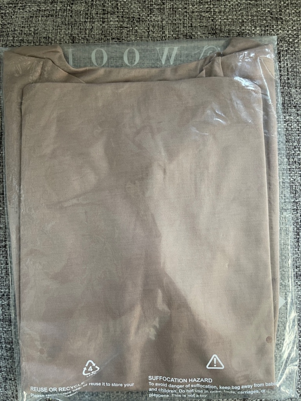 NEW Woolx Gracie Bodysuit Tencel Merino Blend in Mocha Meringue - Picture 3 of 5
